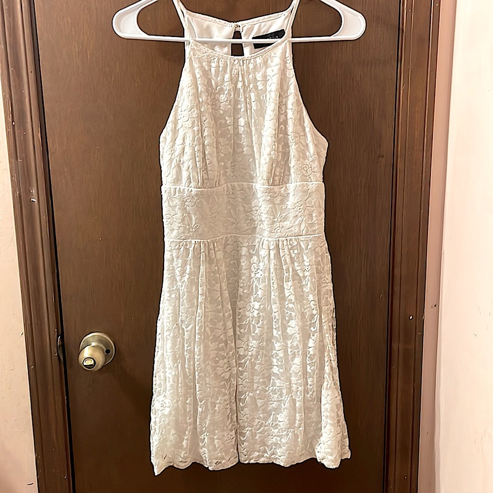 B Darlin White Lace Dress